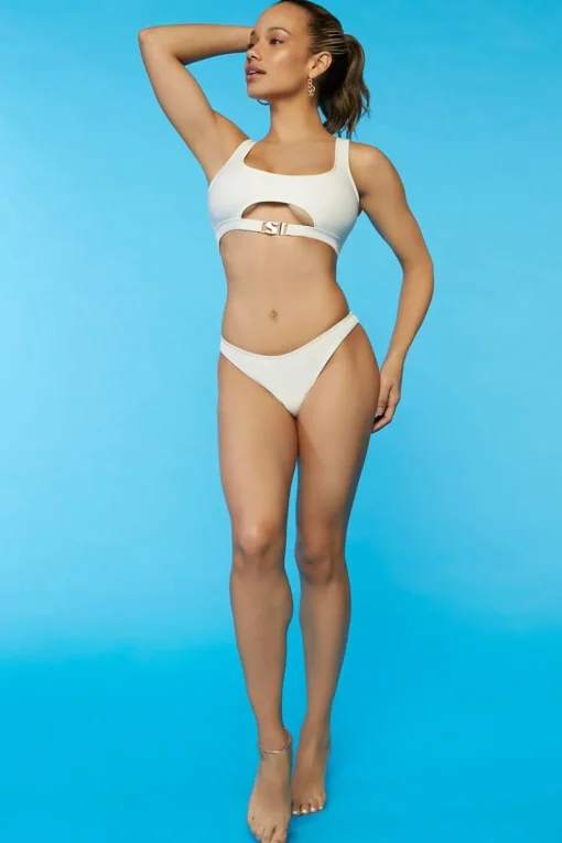 Sports Illustrated High-Leg Bikini Bottoms