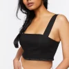 Square-Neck Crop Top