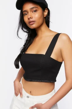 Square-Neck Crop Top