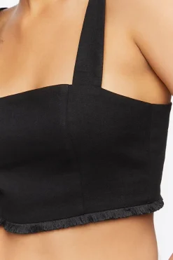 Square-Neck Crop Top
