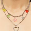 Star & Heart Charm Necklace Set