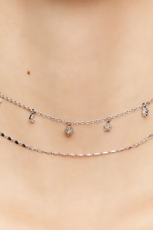Star Charm Necklace Set