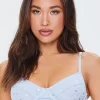 Star Print Mesh Bralette