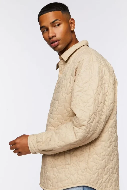 Star Quilted Bomber Jacket