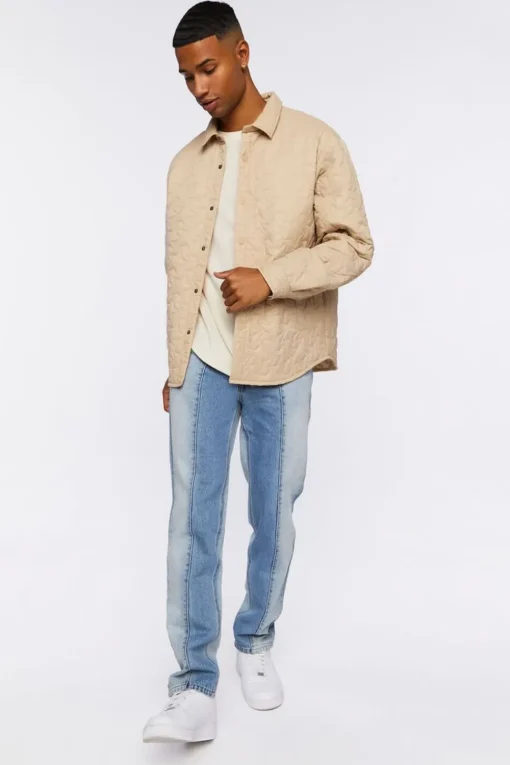 Star Quilted Bomber Jacket
