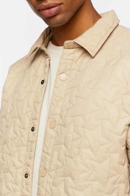 Star Quilted Bomber Jacket
