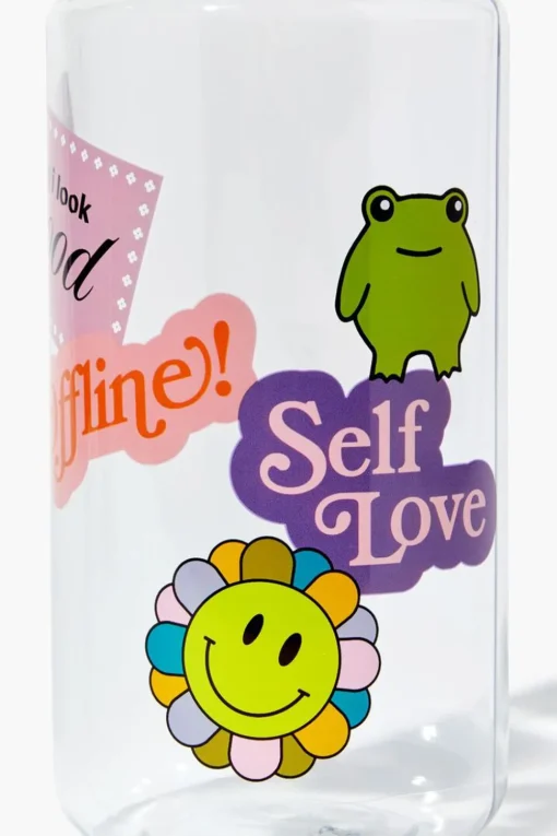 Sticker Graphic Water Bottle