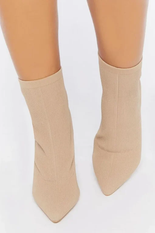 Stiletto Sock Booties (Wide)