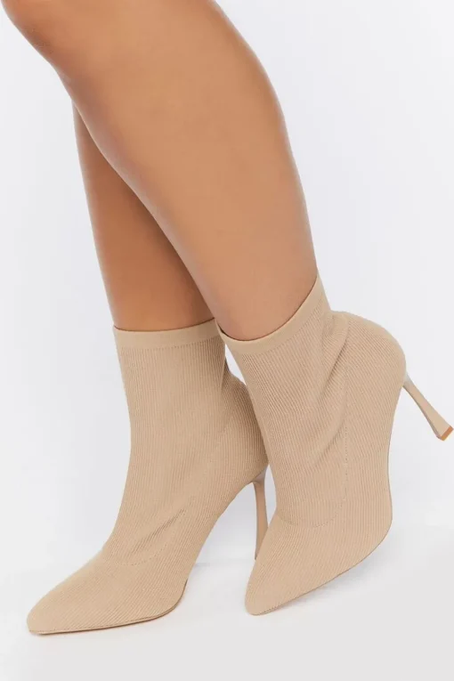 Stiletto Sock Booties (Wide)