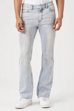 Stone Wash Flare Jeans