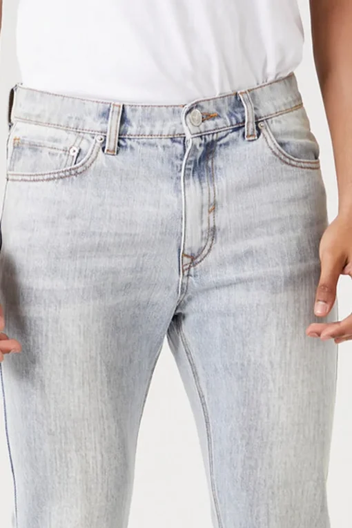 Stone Wash Flare Jeans