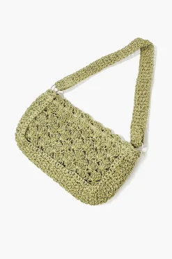 Straw Baguette Bag