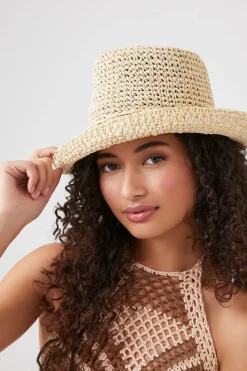 Straw Bucket Hat