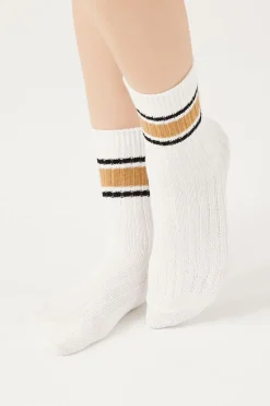 Striped Crew Socks