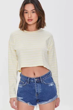 Striped Cropped Top
