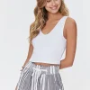 Striped Drawstring Shorts