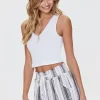 Striped Drawstring Shorts