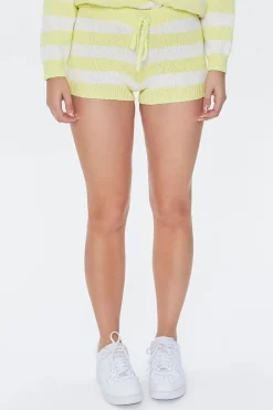 Striped Drawstring Shorts