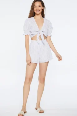 Striped Pull-On Shorts