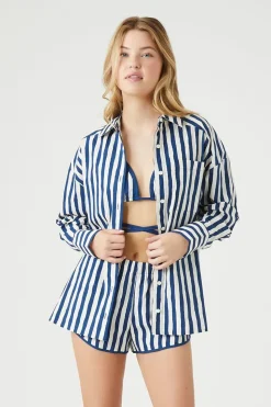 Striped Pull-On Shorts