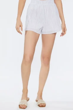 Striped Pull-On Shorts