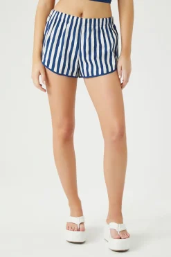Striped Pull-On Shorts