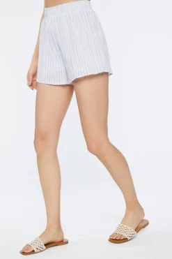 Striped Pull-On Shorts