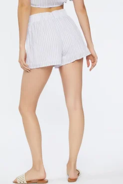 Striped Pull-On Shorts