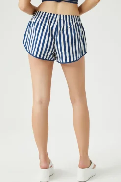 Striped Pull-On Shorts