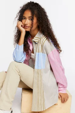 Striped Reworked Poplin Shirt