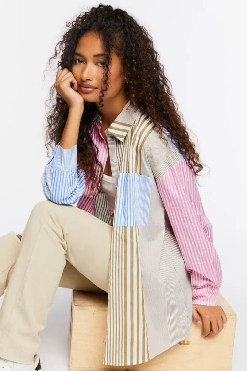 Striped Reworked Poplin Shirt
