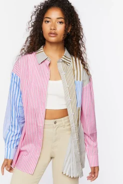 Striped Reworked Poplin Shirt