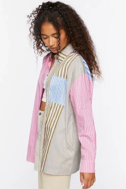Striped Reworked Poplin Shirt