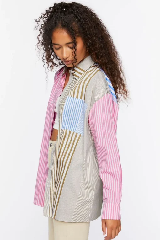 Striped Reworked Poplin Shirt