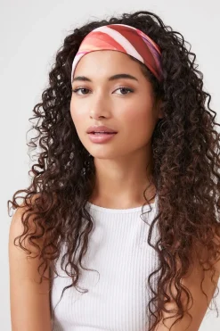 Striped Satin Headwrap