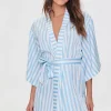 Striped Satin Robe