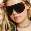 Studded Shield Sunglasses