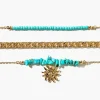 Sun Charm Bracelet Set