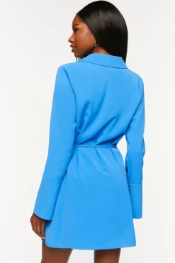 Surplice Mini Wrap Dress