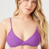 Surplice Triangle Bikini Top