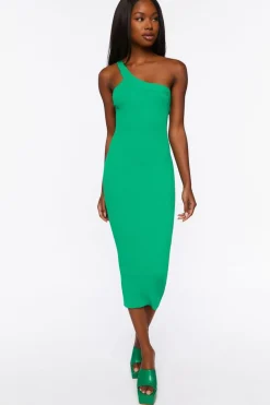 Sweater-Knit Bodycon Midi Dress