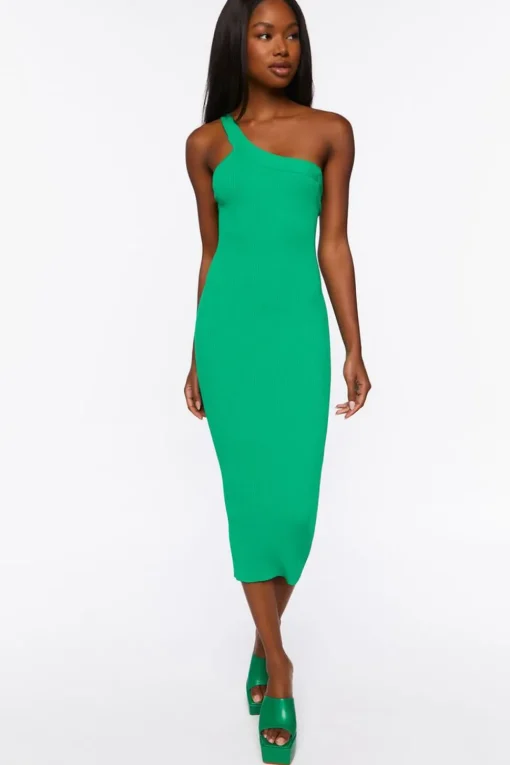 Sweater-Knit Bodycon Midi Dress
