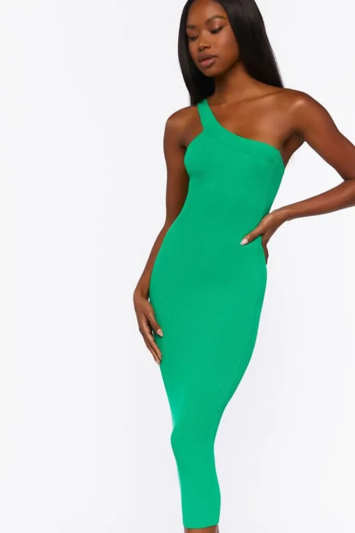 Sweater-Knit Bodycon Midi Dress