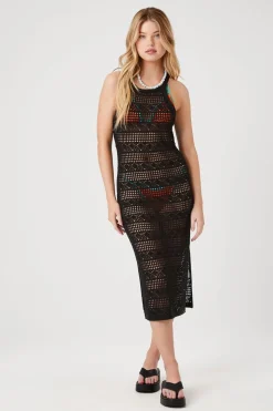 Sweater-Knit Cami Midi Dress