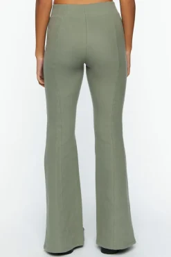 Sweater-Knit Flare Pants