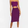 Sweater-Knit Midi Skirt