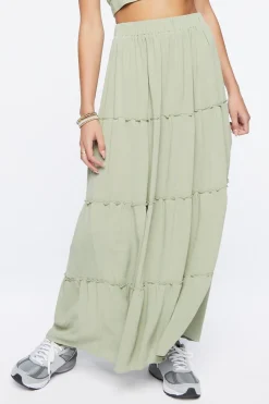 Sweetheart Cropped Cami & Maxi Skirt Set