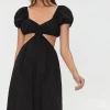Sweetheart Cutout Midi Dress