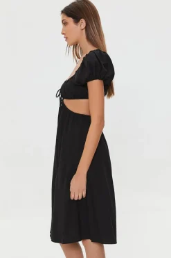 Sweetheart Cutout Midi Dress