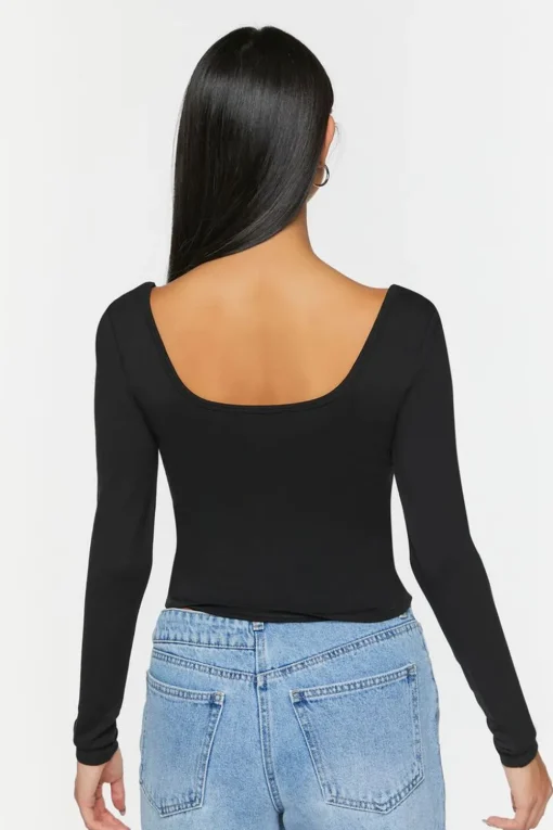 Sweetheart Long-Sleeve Top